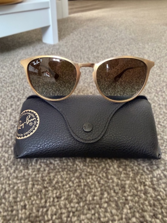 Ray-Ban Accessories - Ray-Ban Gold Frame Erika Metal Sunglasses